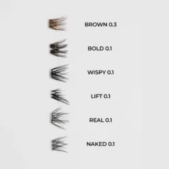 Blik Lash Clusters Brown 03 72 st
