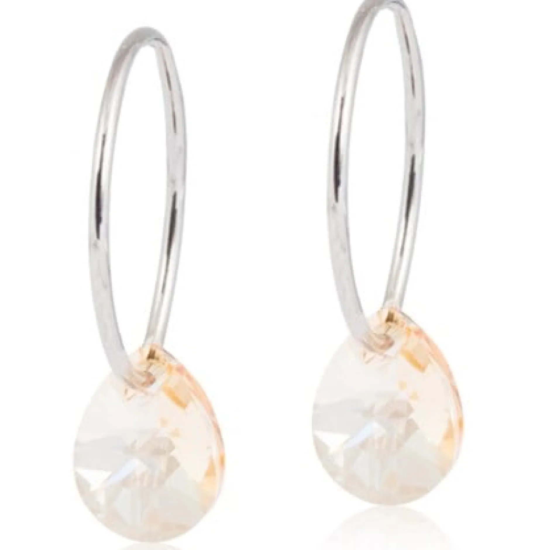 Blomdahl Örhängen NT Drop 8 mm & Ring 14 mm Golden Shadow 1 par