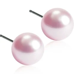 Blomdahl Örhängen NT Pearl 8 mm Light Rose 1 par