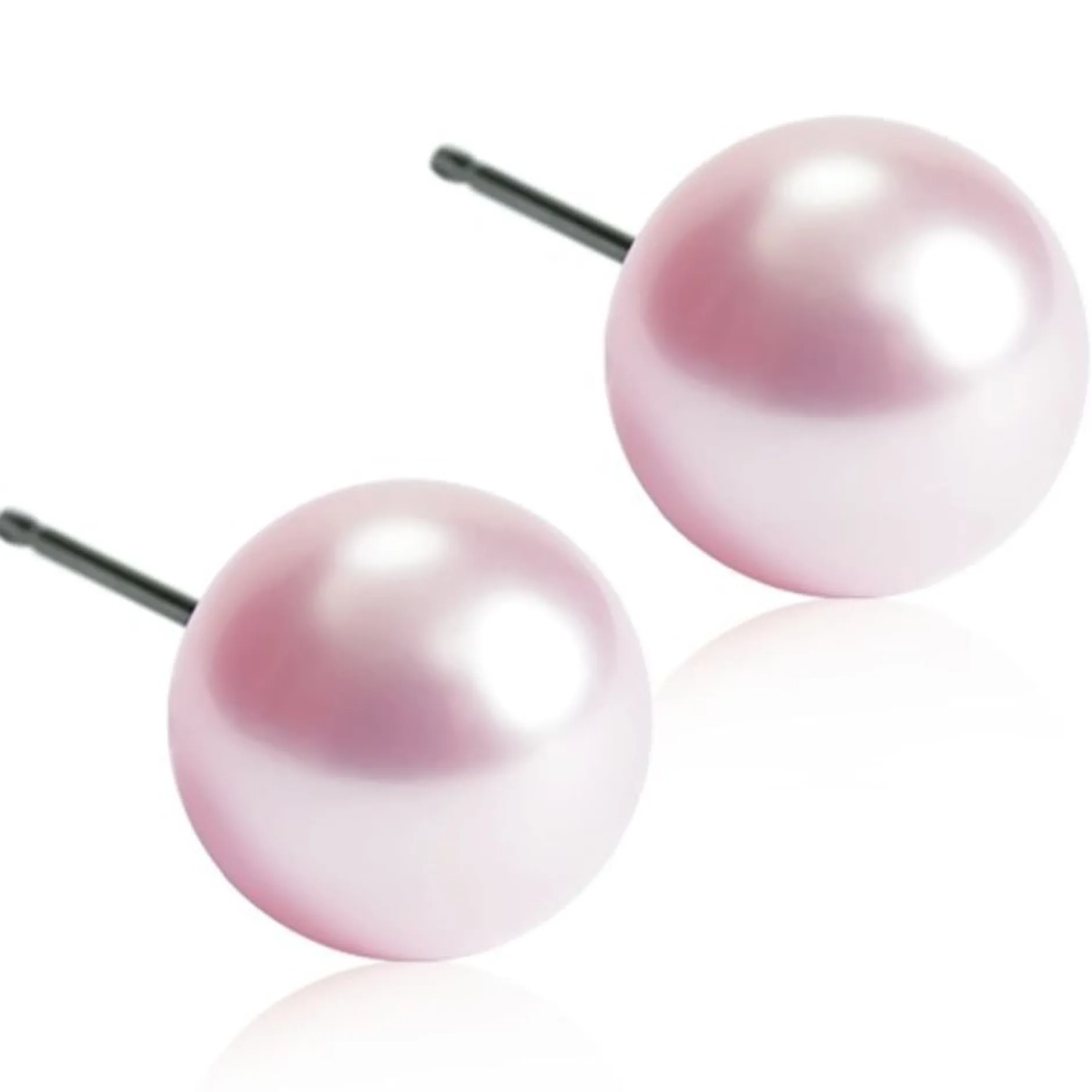 Blomdahl Örhängen NT Pearl 8 mm Light Rose 1 par