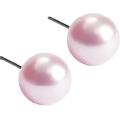 Blomdahl Örhängen NT Pearl 6 mm Light Rose 1 par
