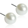Blomdahl Örhängen NT Pearl 6 mm White 1 par