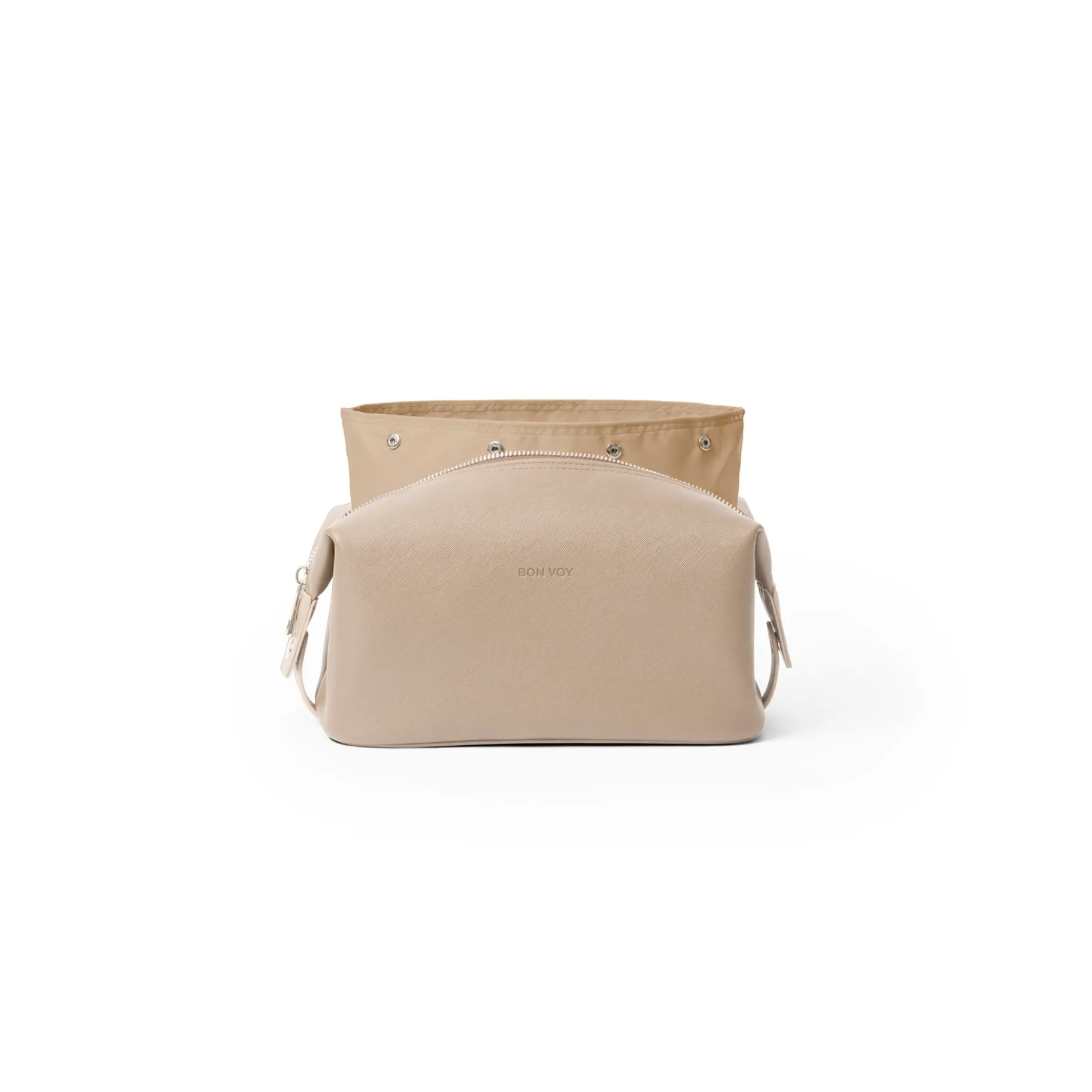 Bon Bags Staycation Cosmetic Bag Small Beige/Beige 1st
