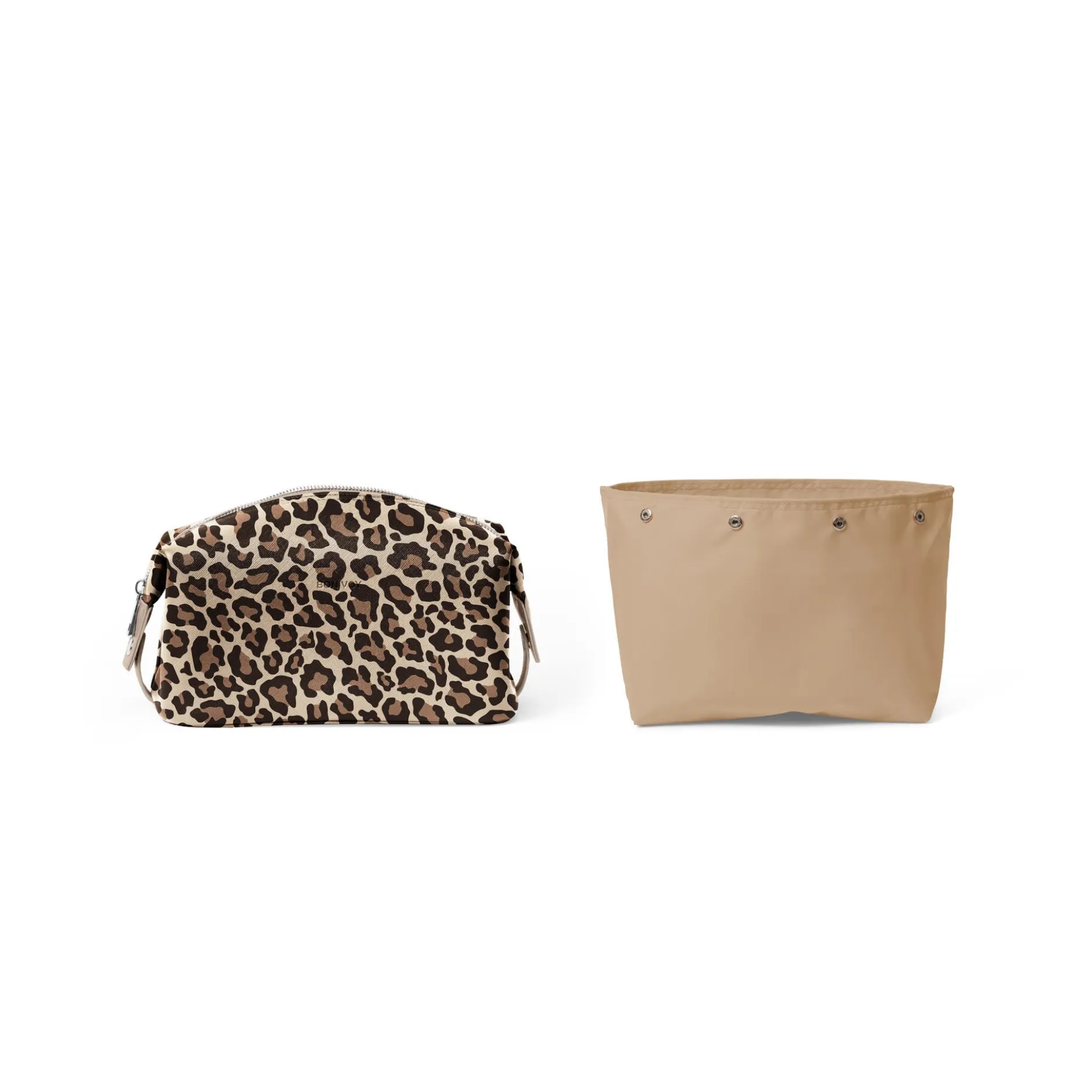 Bon Bags Staycation Toiletry Bag Small Leo/Beige