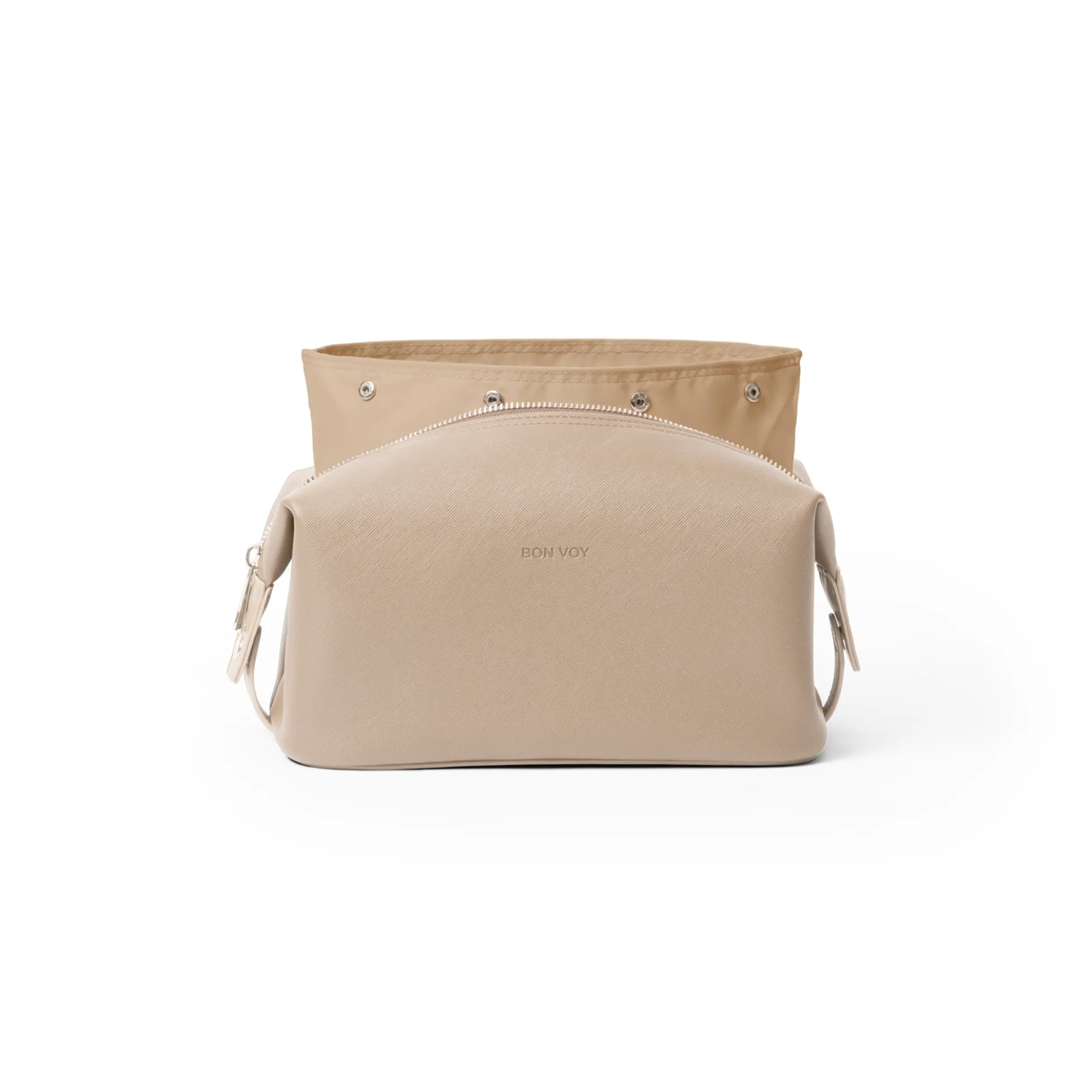 Bon Bags Weekend Toiletry Bag Medium Beige/Beige 1st