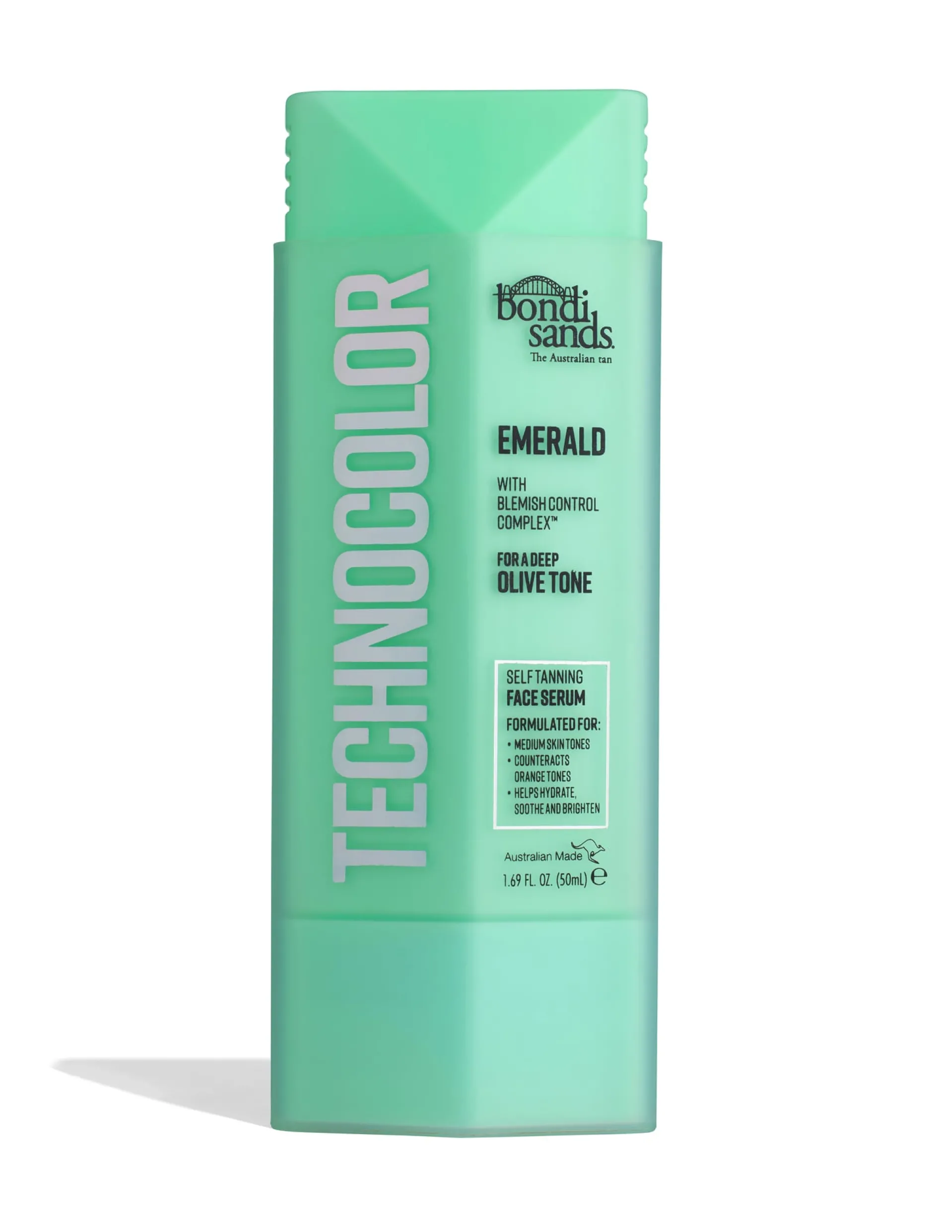 Bondi Sands Technocolor Self Tanning Face Serum Emerald 50 ml