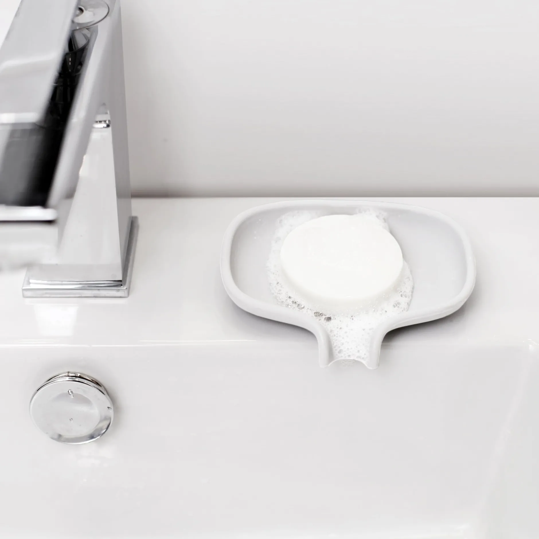 Bosign Tvålfat Avrinningspip Vit 1 st
