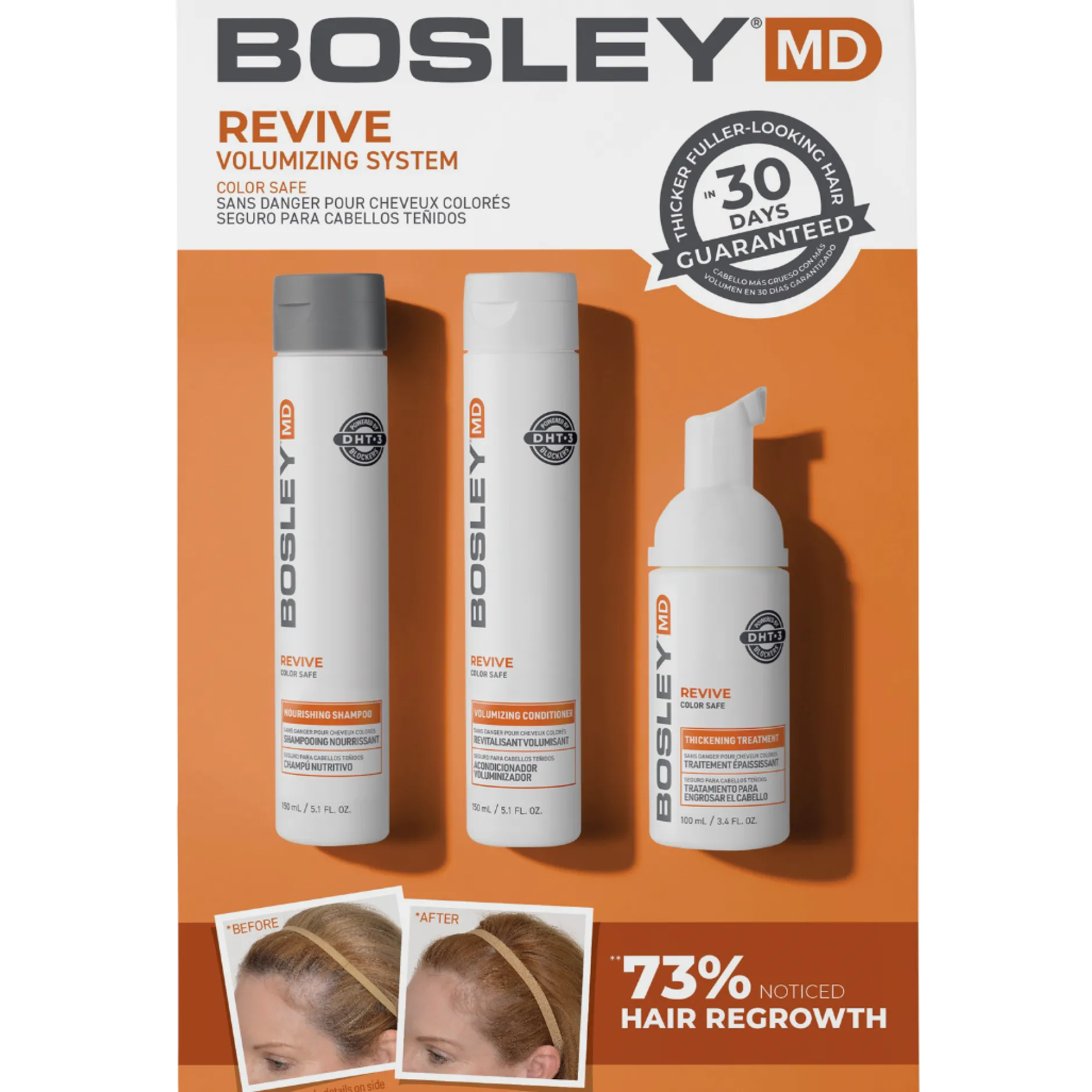 Bosley Reveive Color treated hair Starter Pack