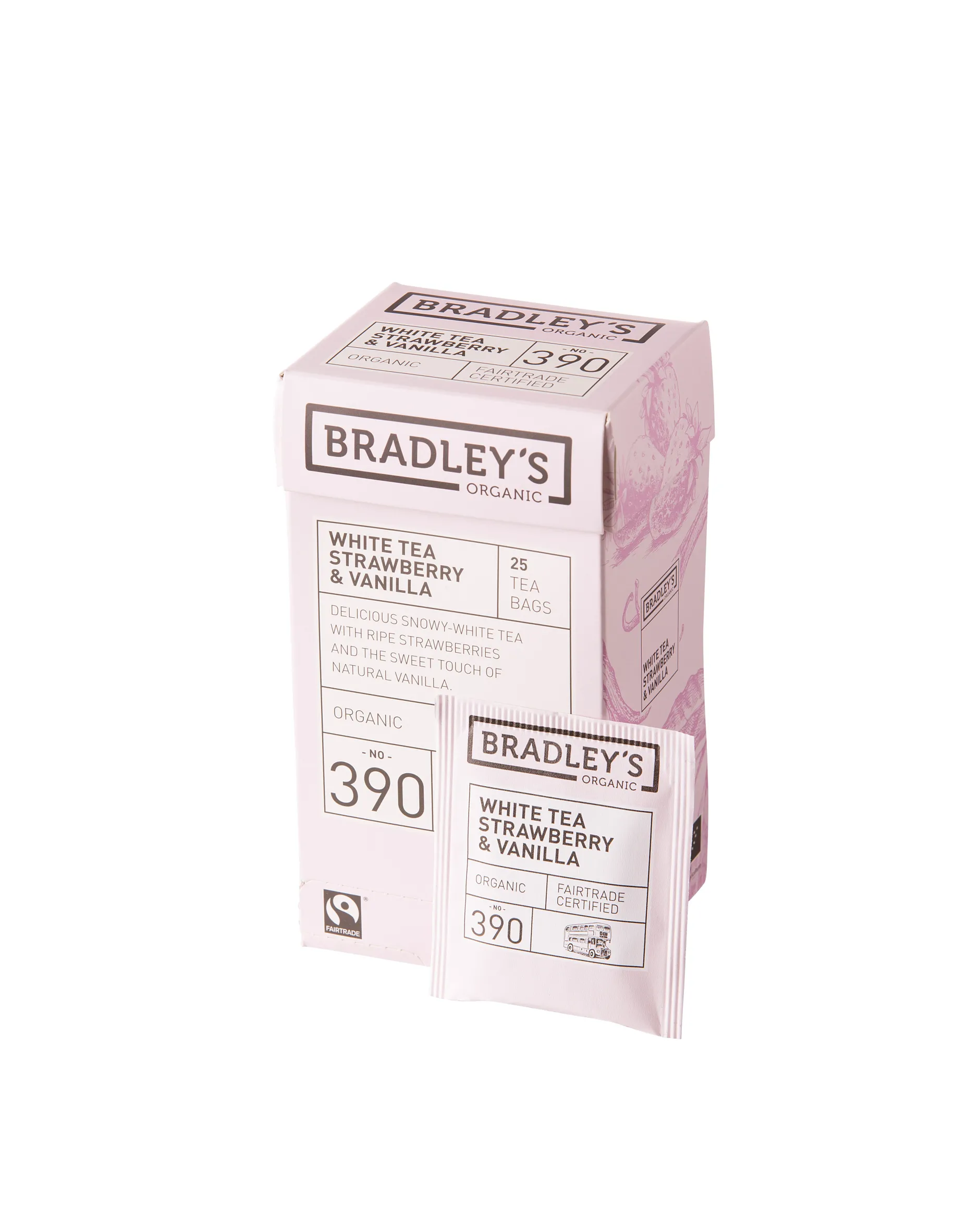 Bradley's Organic White Tea Strawberry & Vanilla