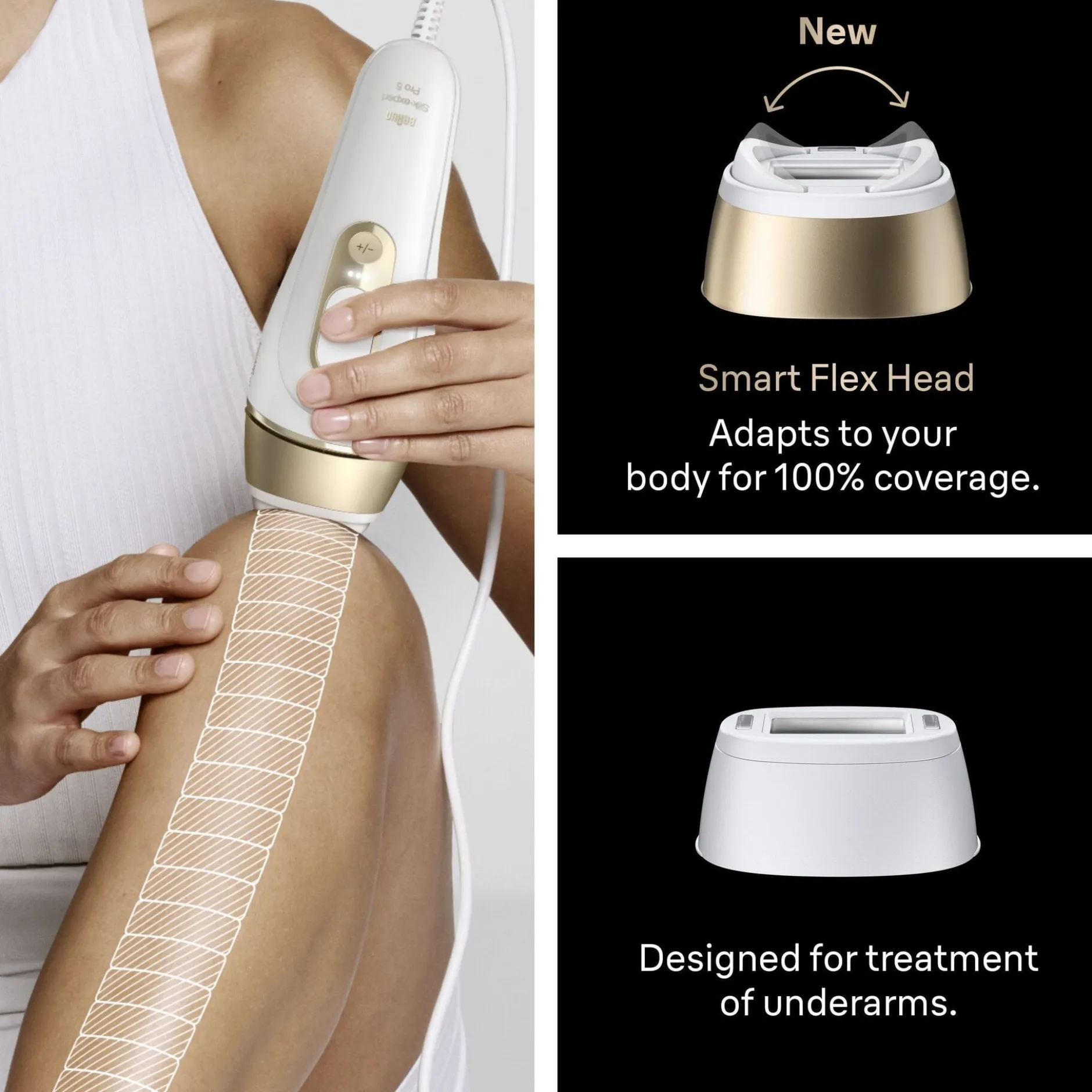 Braun IPL Silk expert Pro 5 Hårborttagning Hemma 2 huvuden PL5210