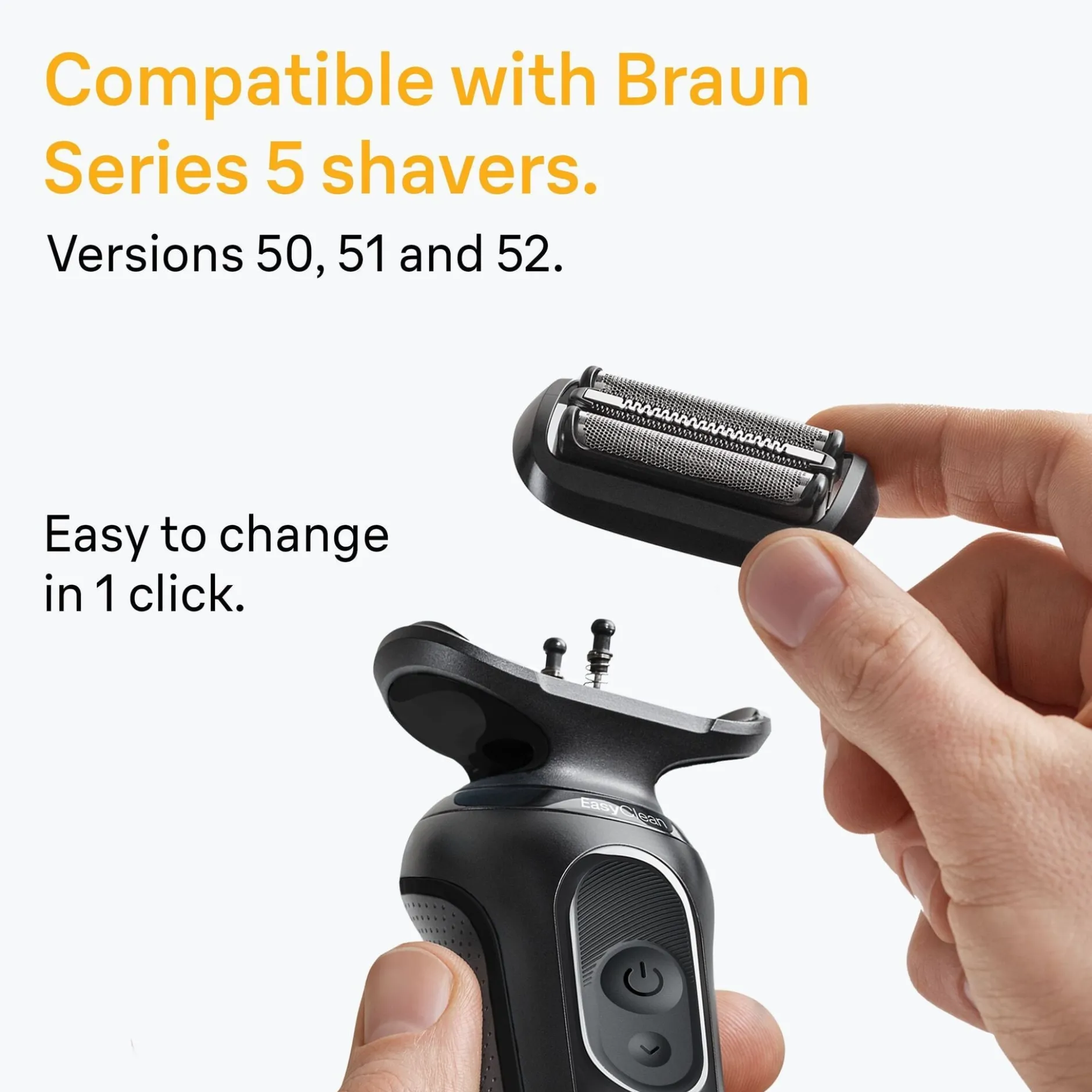 Braun Series 5 54B Original Rakhuvud kompatibel med 50 51 52