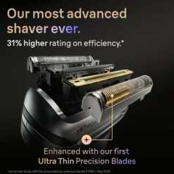 Braun Series 9 PRO+ Elektrisk Rakapparat, Pro SensoAdapt, 60 min, 9600S, Svart