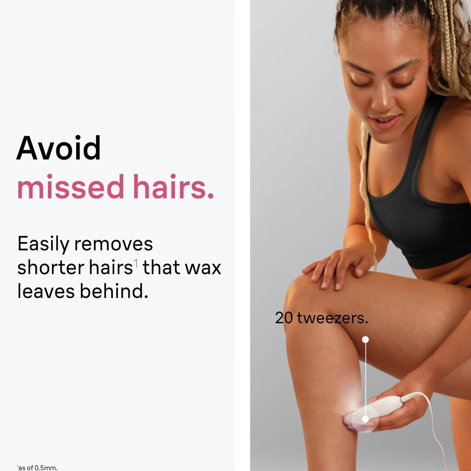 Braun Silk épil 3 Epilator med Sladd 3 000 Rosa