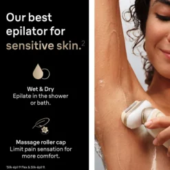 Braun Silk épil 9 Flex Wet & Dry Epilator 9 011 3D Guld
