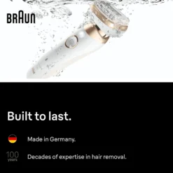 Braun Silk épil 9 Flex Wet & Dry Epilator 9 011 3D Guld
