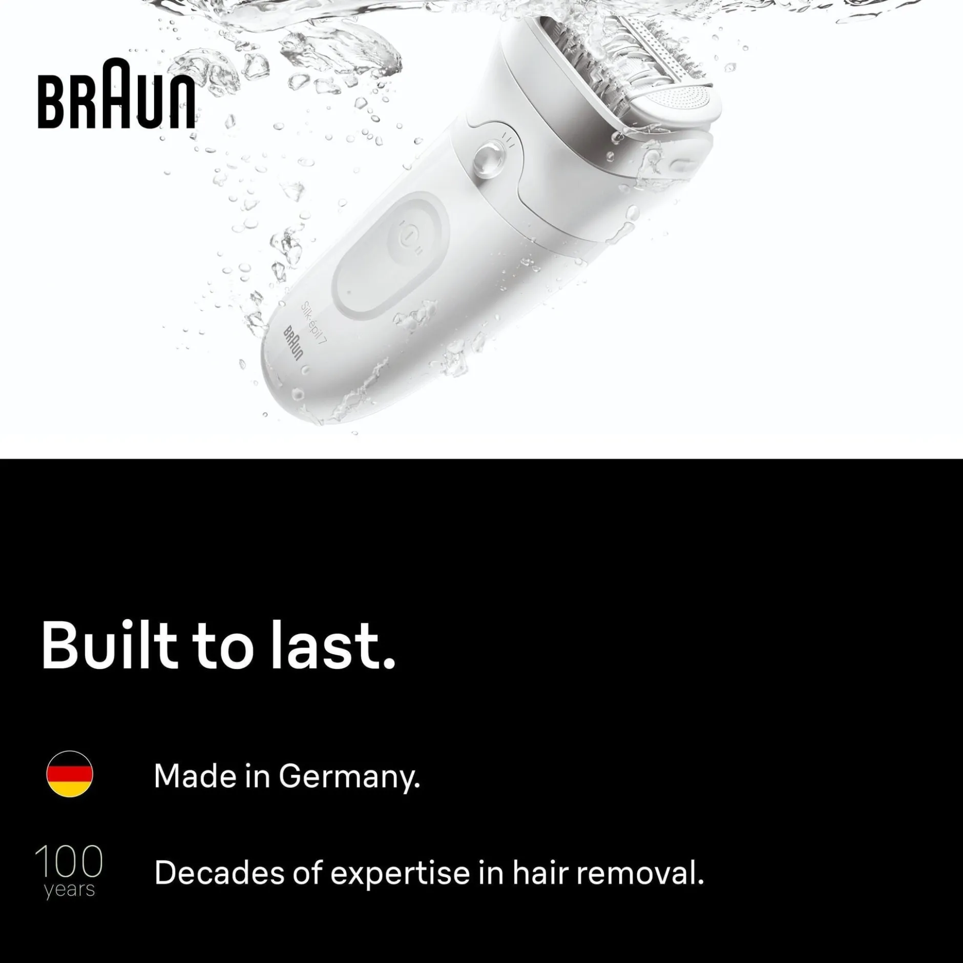 Braun Silk épil 7 Wet & Dry Epilator 7 041 Silver