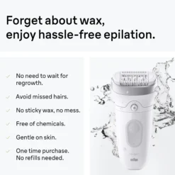 Braun Silk épil 7 Wet & Dry Epilator 7 041 Silver