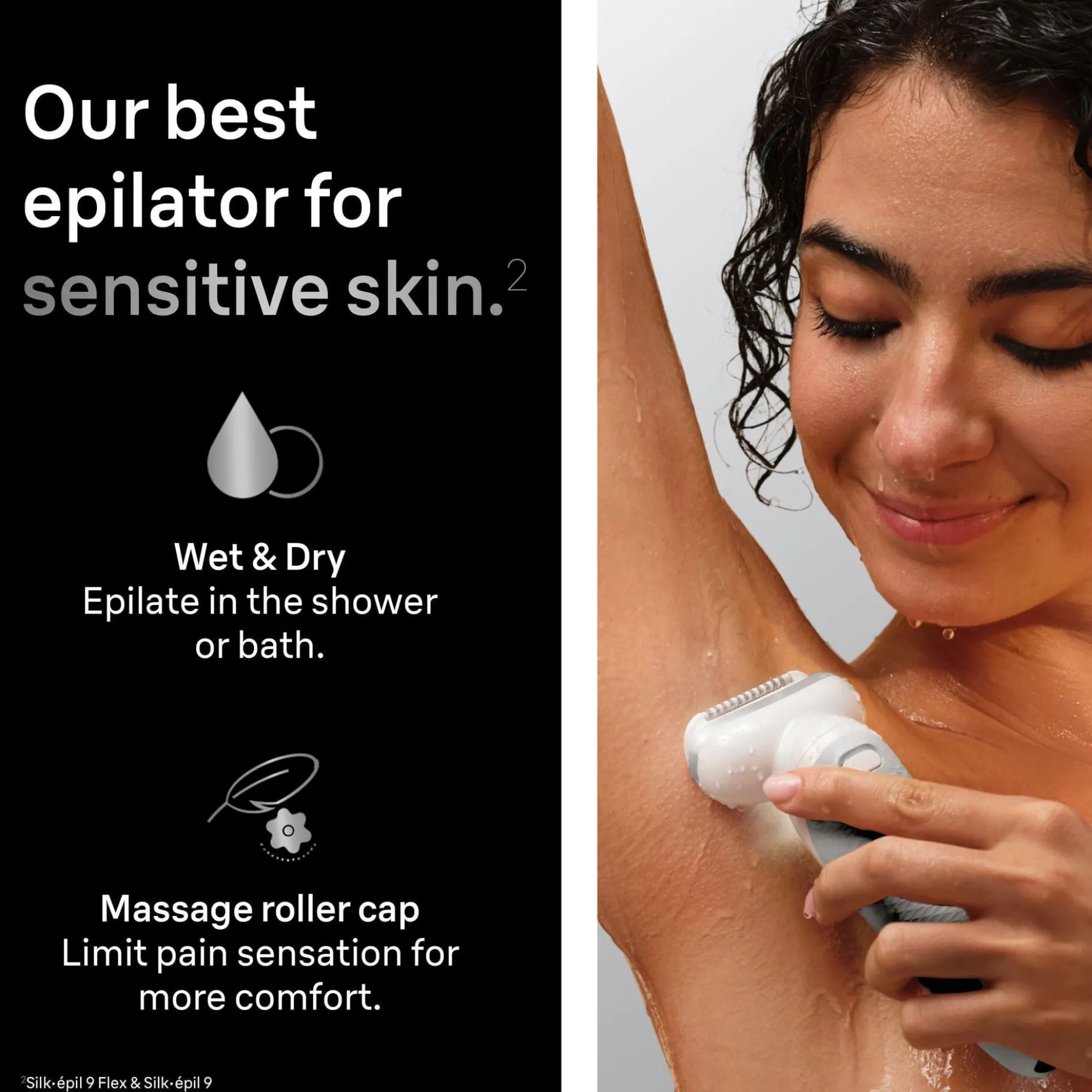Braun Silk épil 9 Wet & Dry Epilator 9 030 Silver