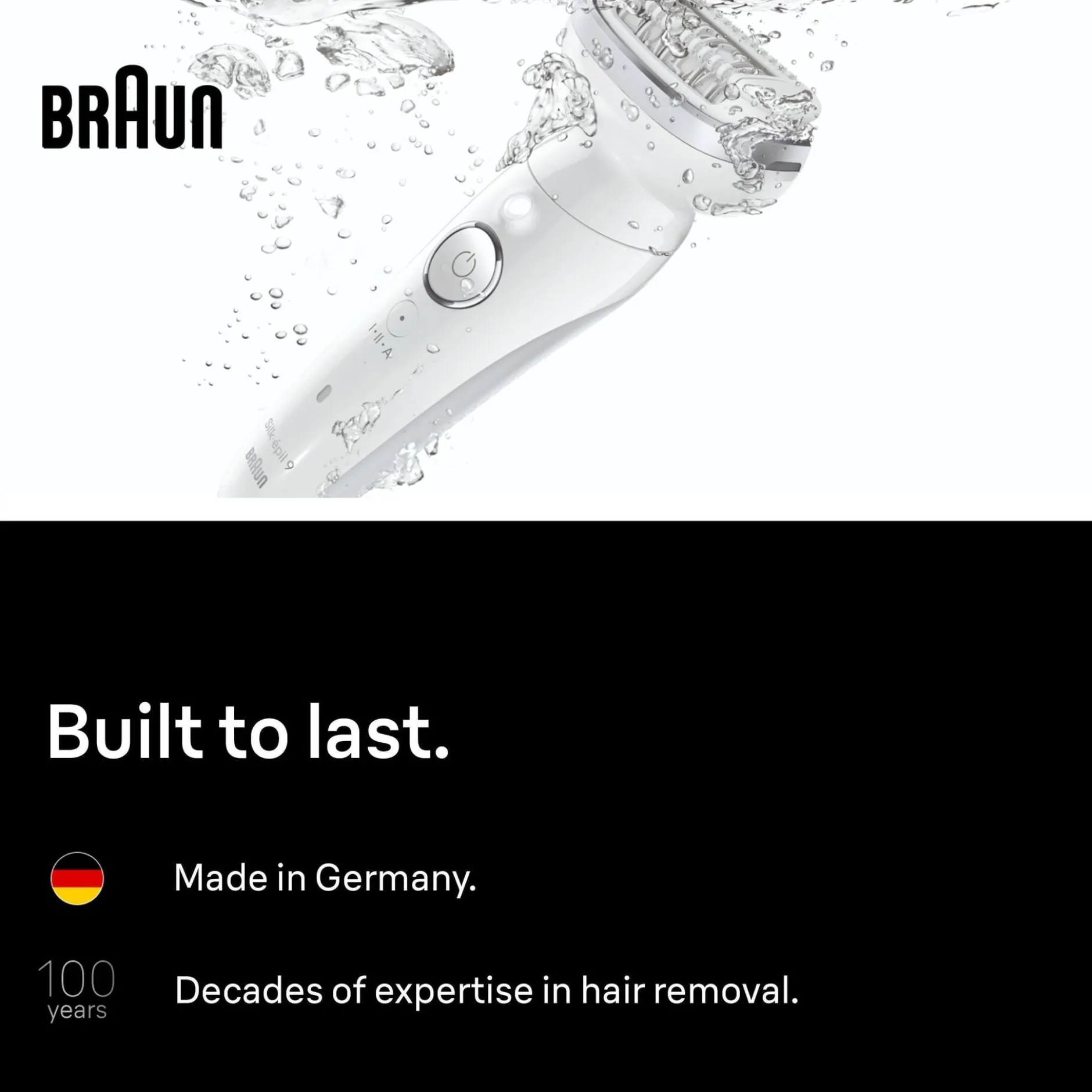 Braun Silk épil 9 Wet & Dry Epilator 9 030 Silver