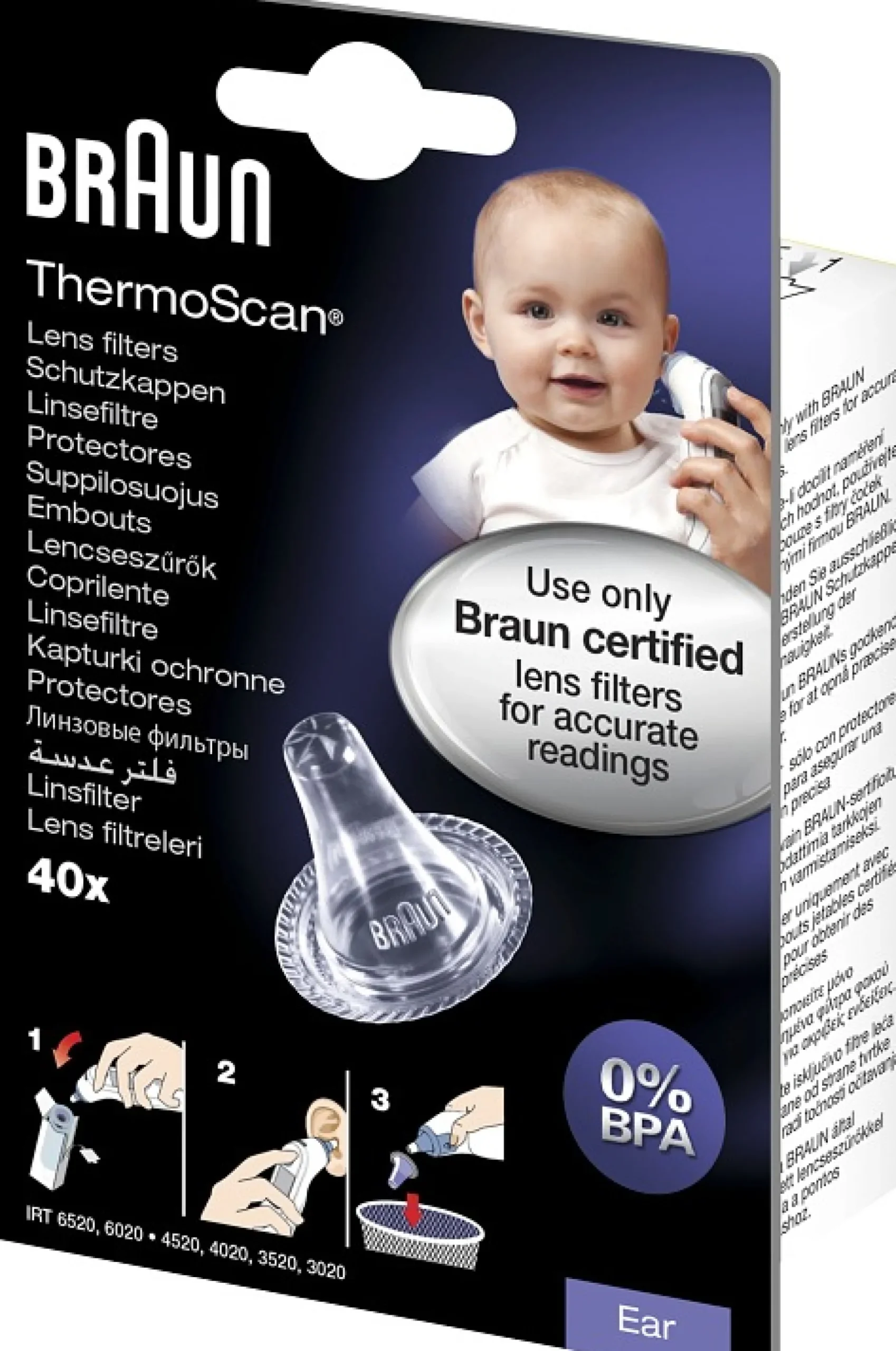 Braun Thermoscan Linsskydd 40 st