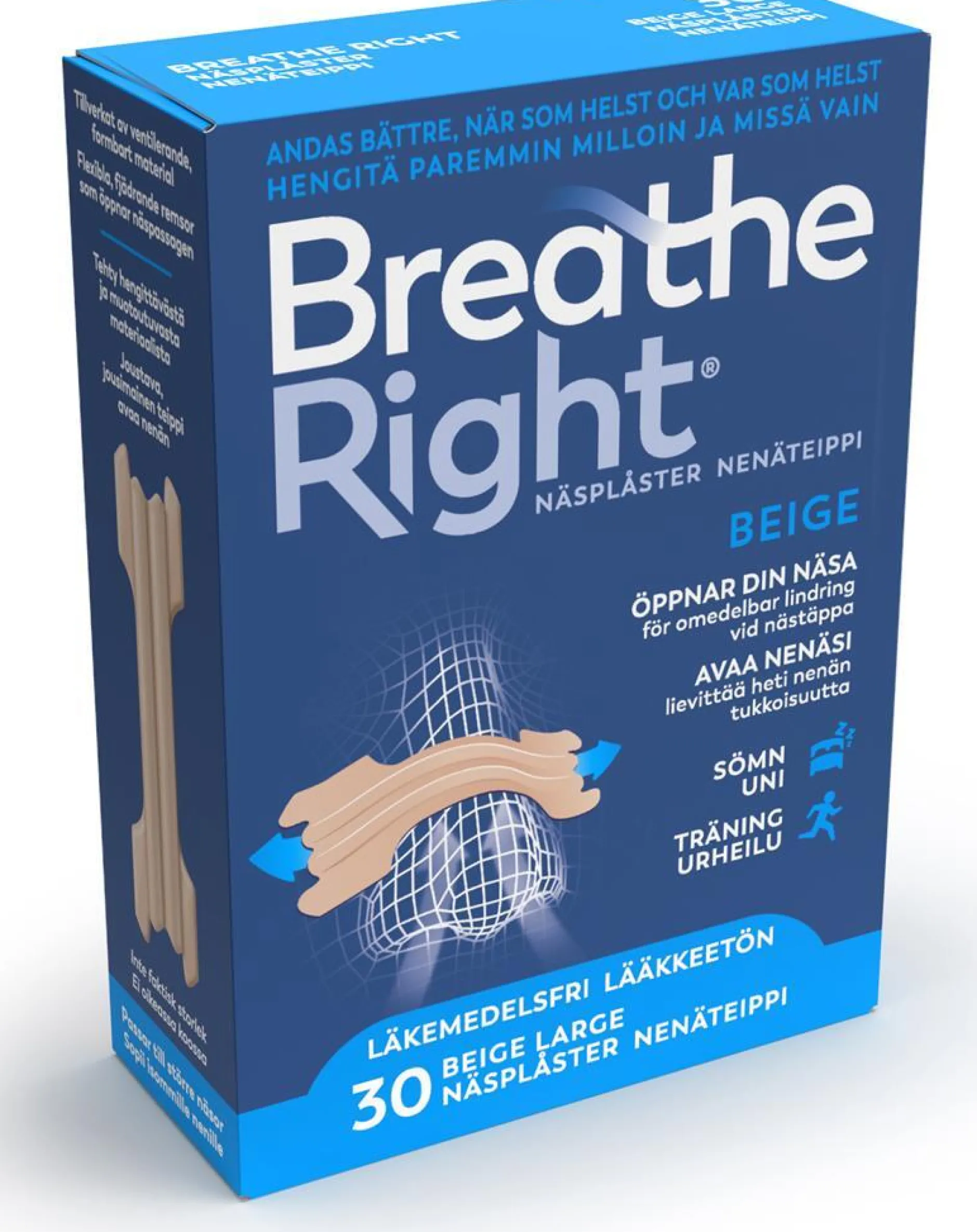 Breathe Right Näsplåster Original Large 30 st