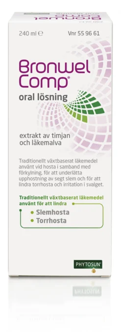 Bronwel Comp Oral Lösning Slem & Torrhosta Vid Förkylning 240 ml