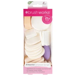 Brushworks Assorted Makeup Sponges 1 set