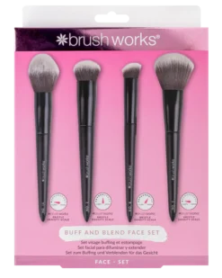 Brushworks Buff and Blend Face Set