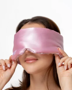 Brushworks Cushioned Satin Sleep Mask