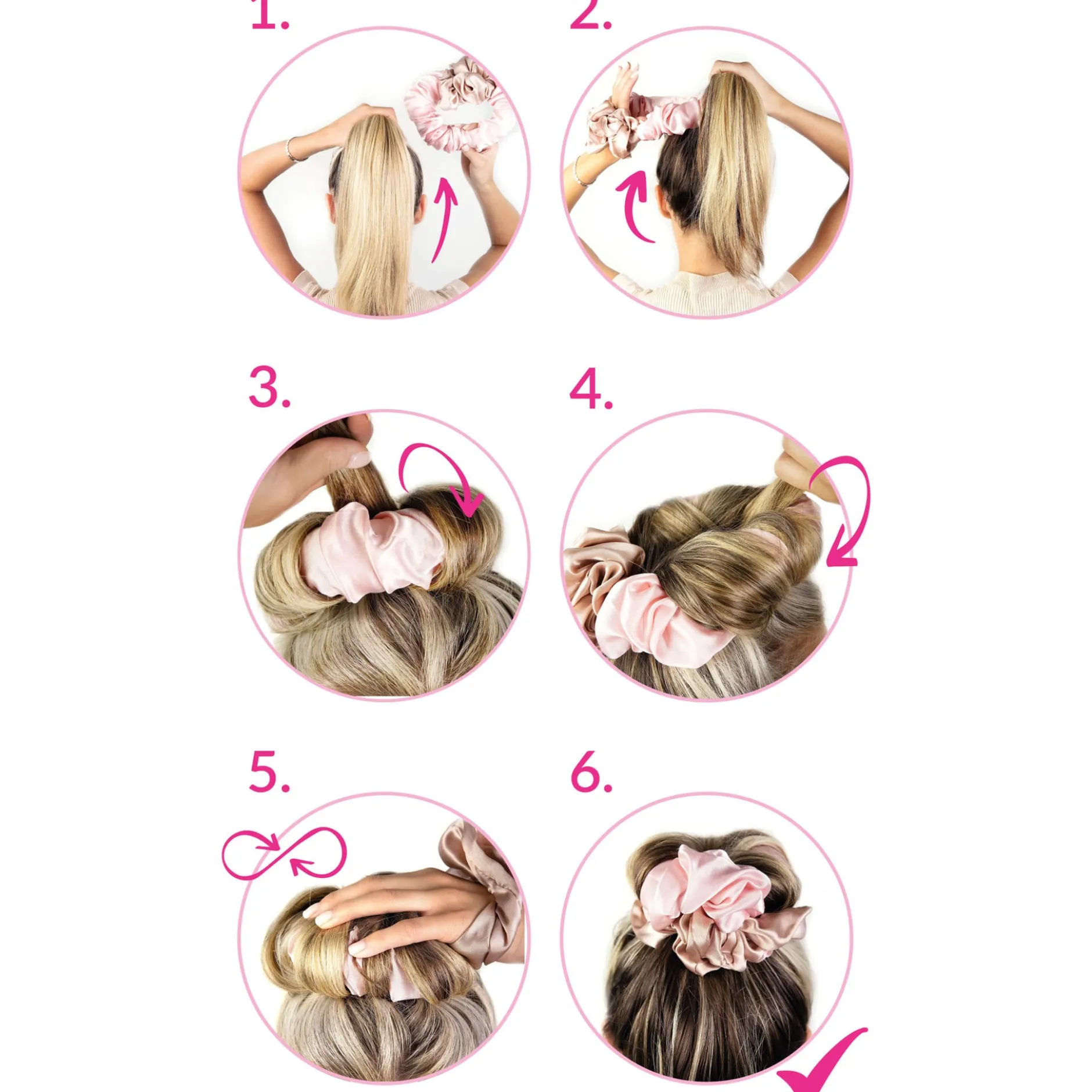 Brushworks Heatless Curling Scrunchie