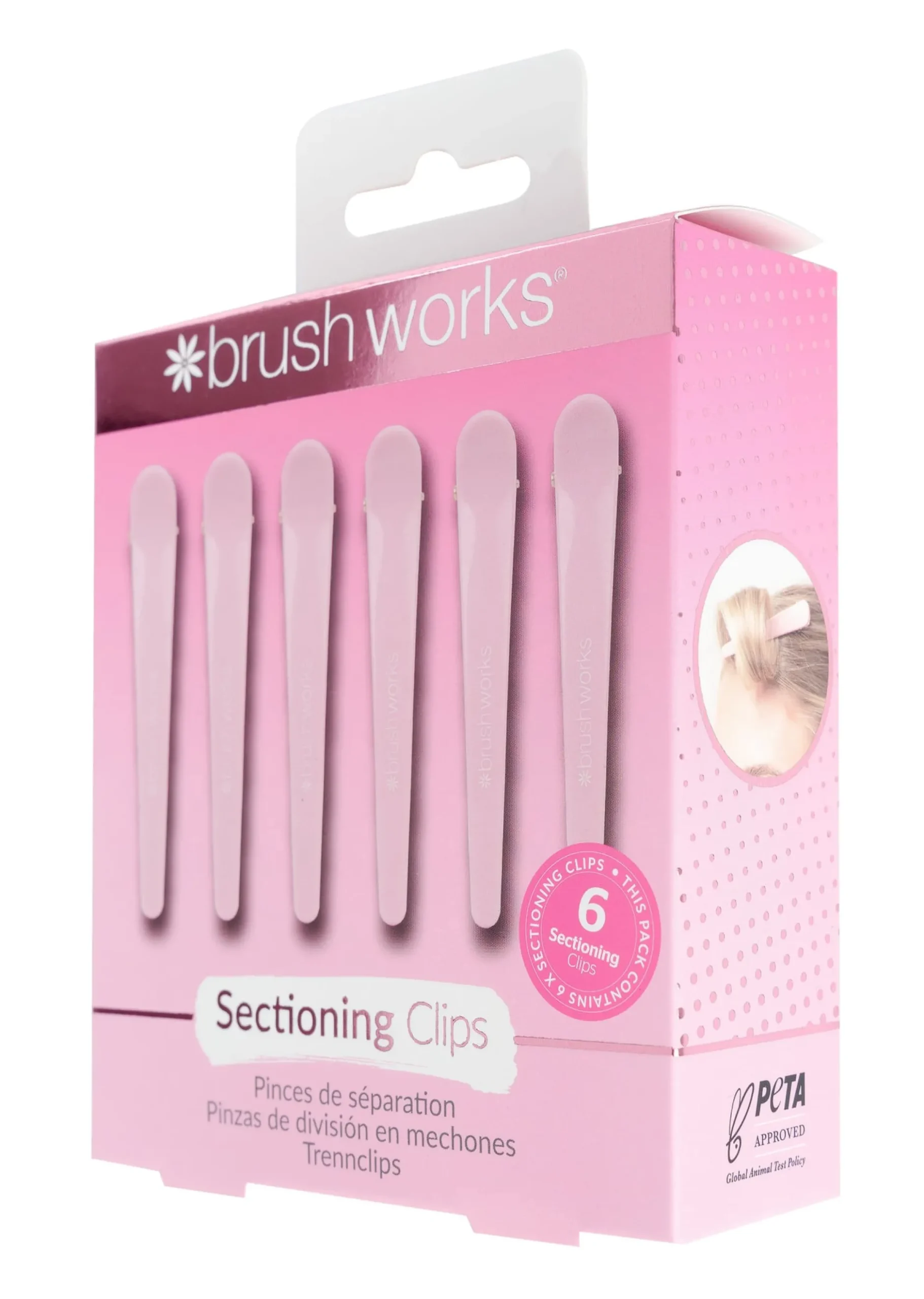 Brushworks Sectioning Clips 6 st