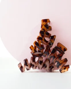 Brushworks Tortoiseshell Claw Clips 3 st