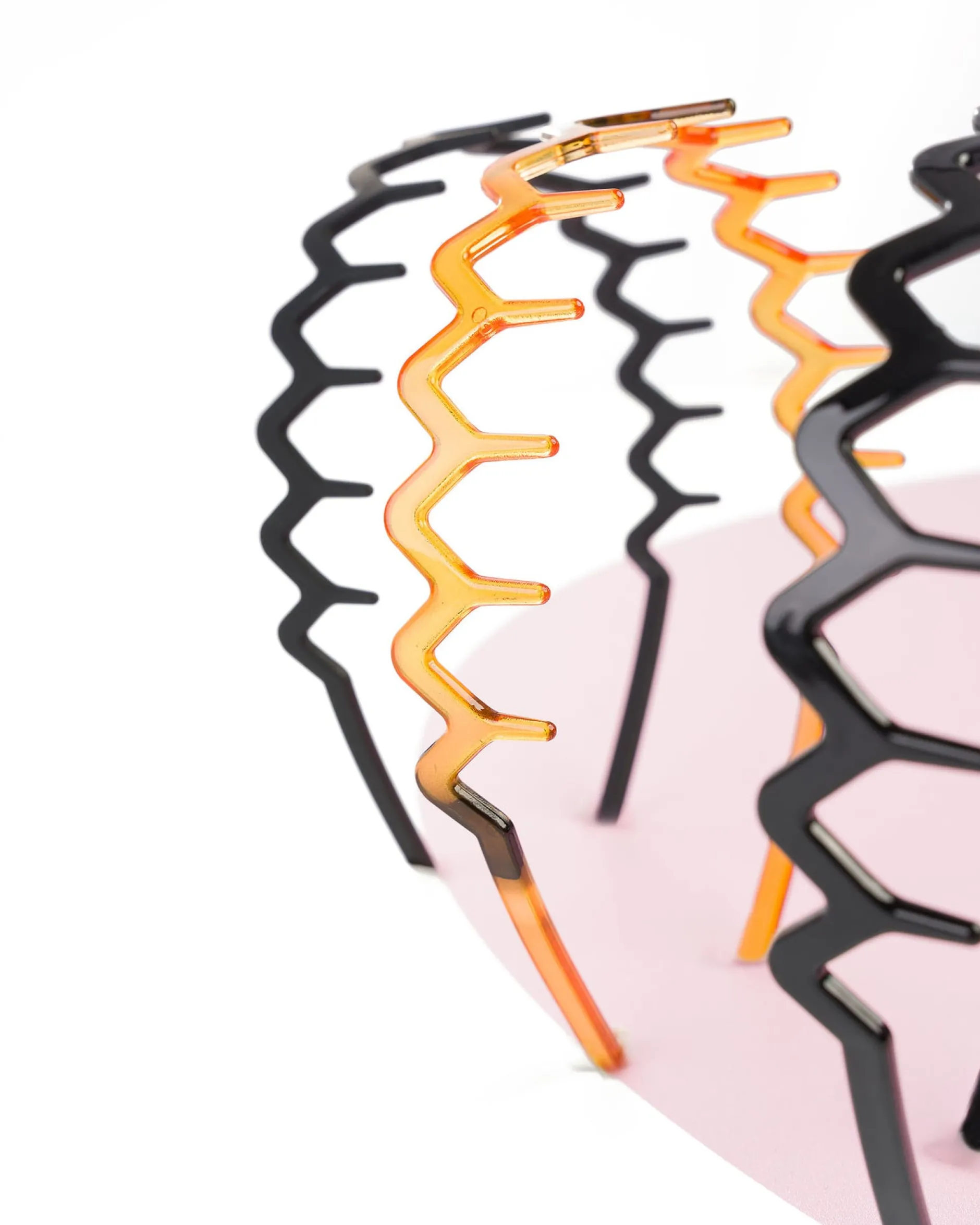 Brushworks Zig Zag Headband - 3-pack