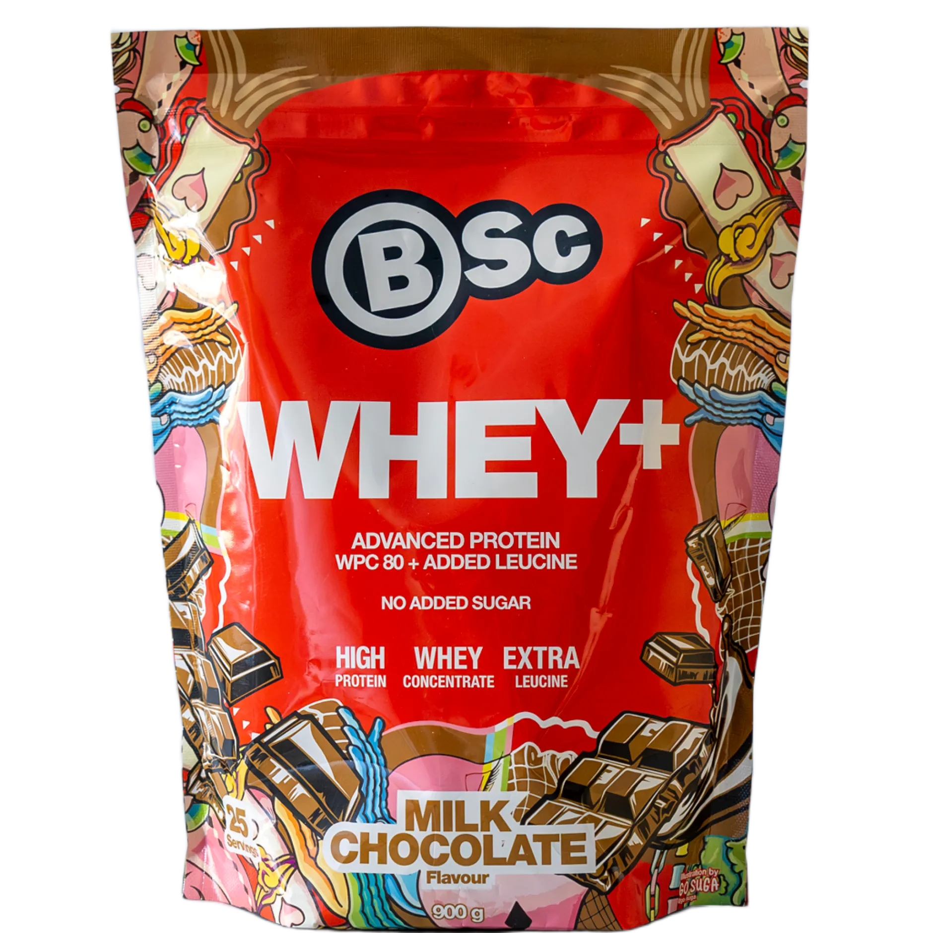 BSc Whey Milk Chocolate 900 g