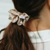 ByBarb Sidensnodd Stor Beige 1 st