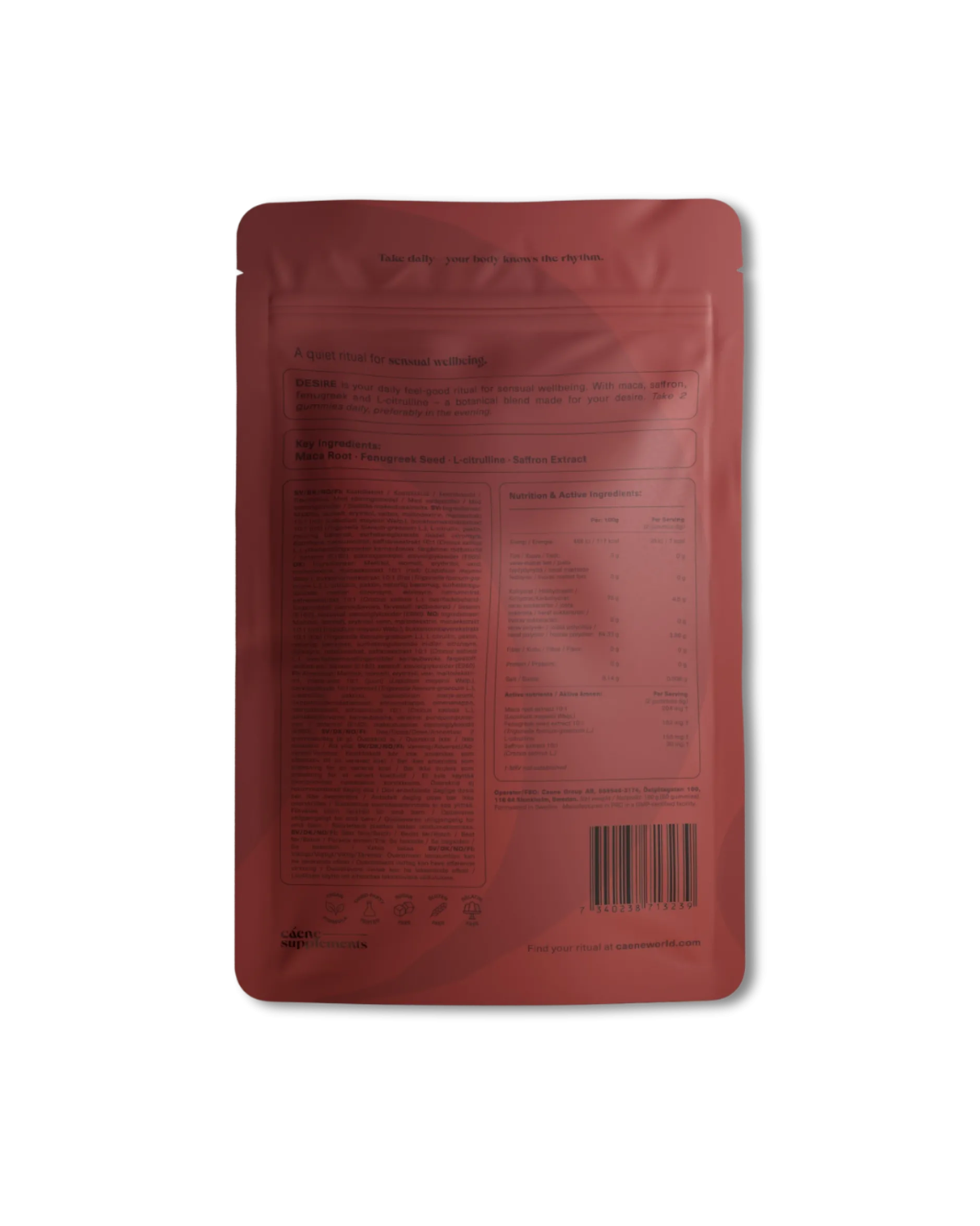 Caene Desire & Mood Gummies 60 st