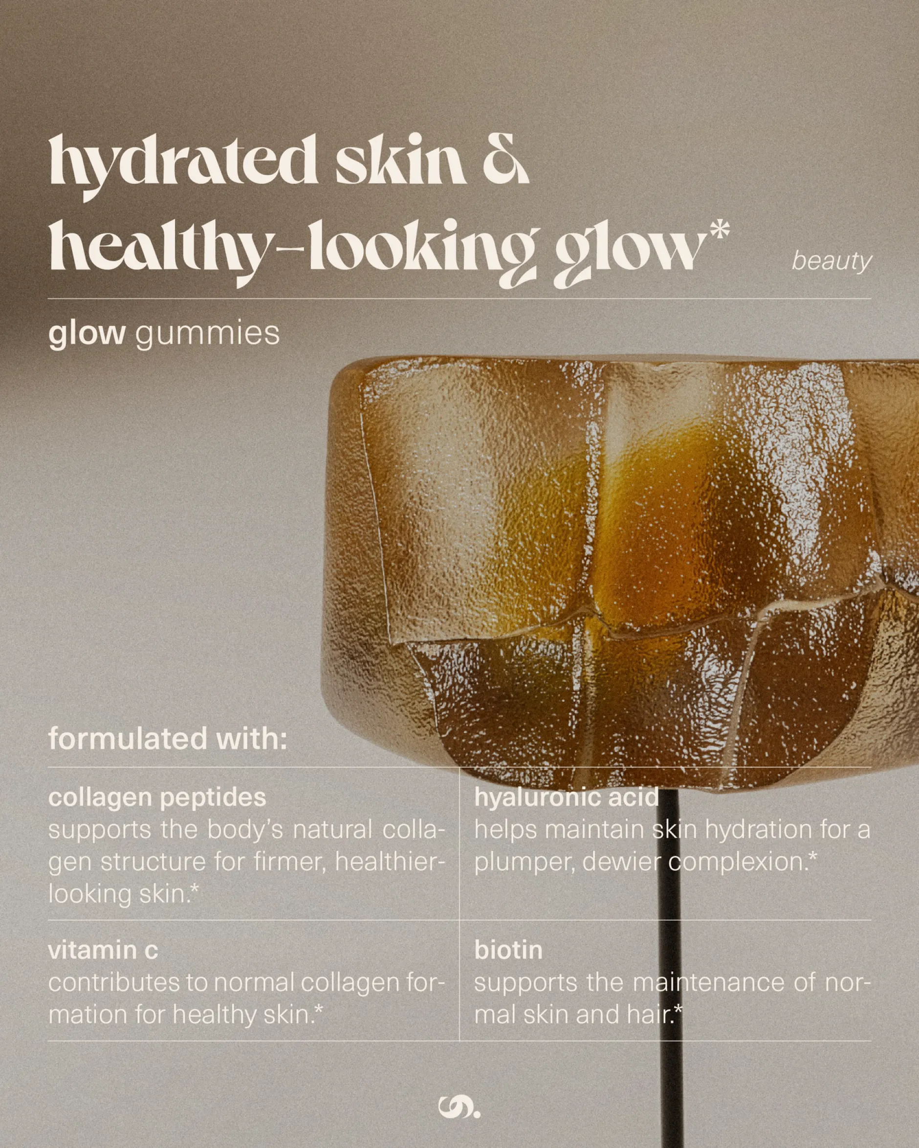 Caene Glow Skin & Hair Gummies 60 st