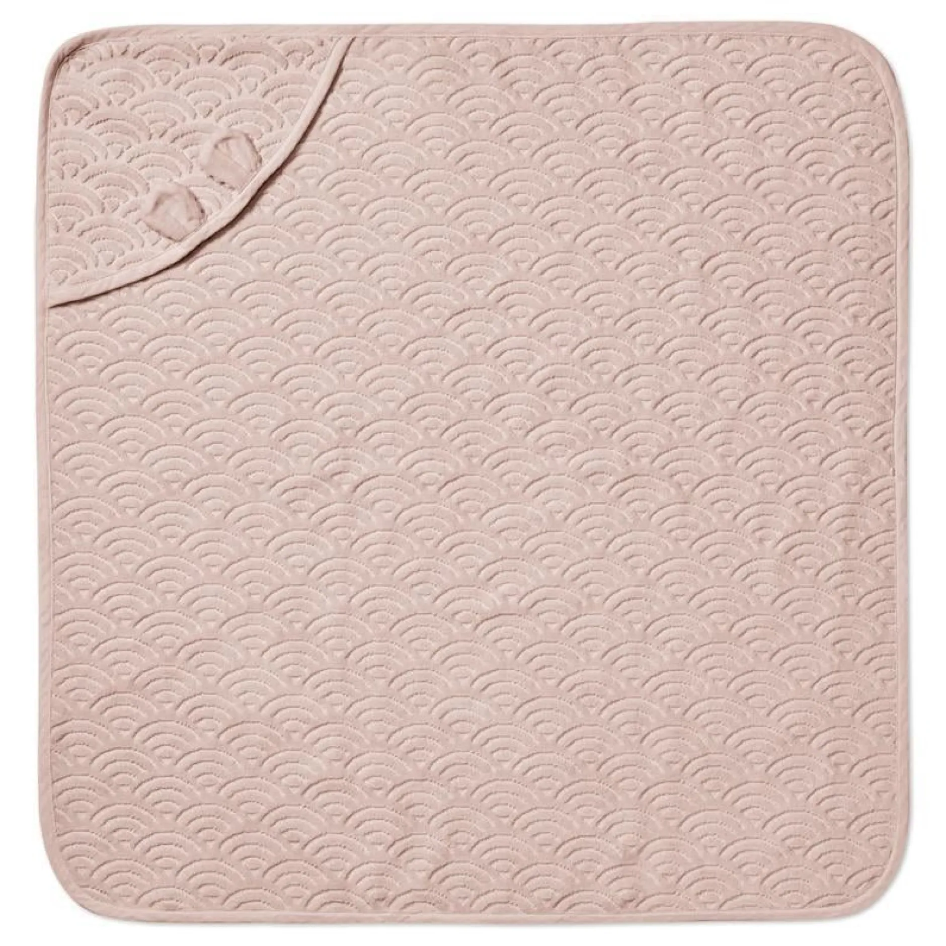 Cam Cam Copenhagen Babyhandduk Med Huva Och Öron Dusty Rose