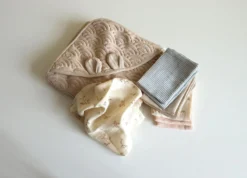 Cam Cam Copenhagen Babyhandduk Med Huva Och Öron Almond