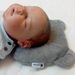 Candide Panda babykudde Grå