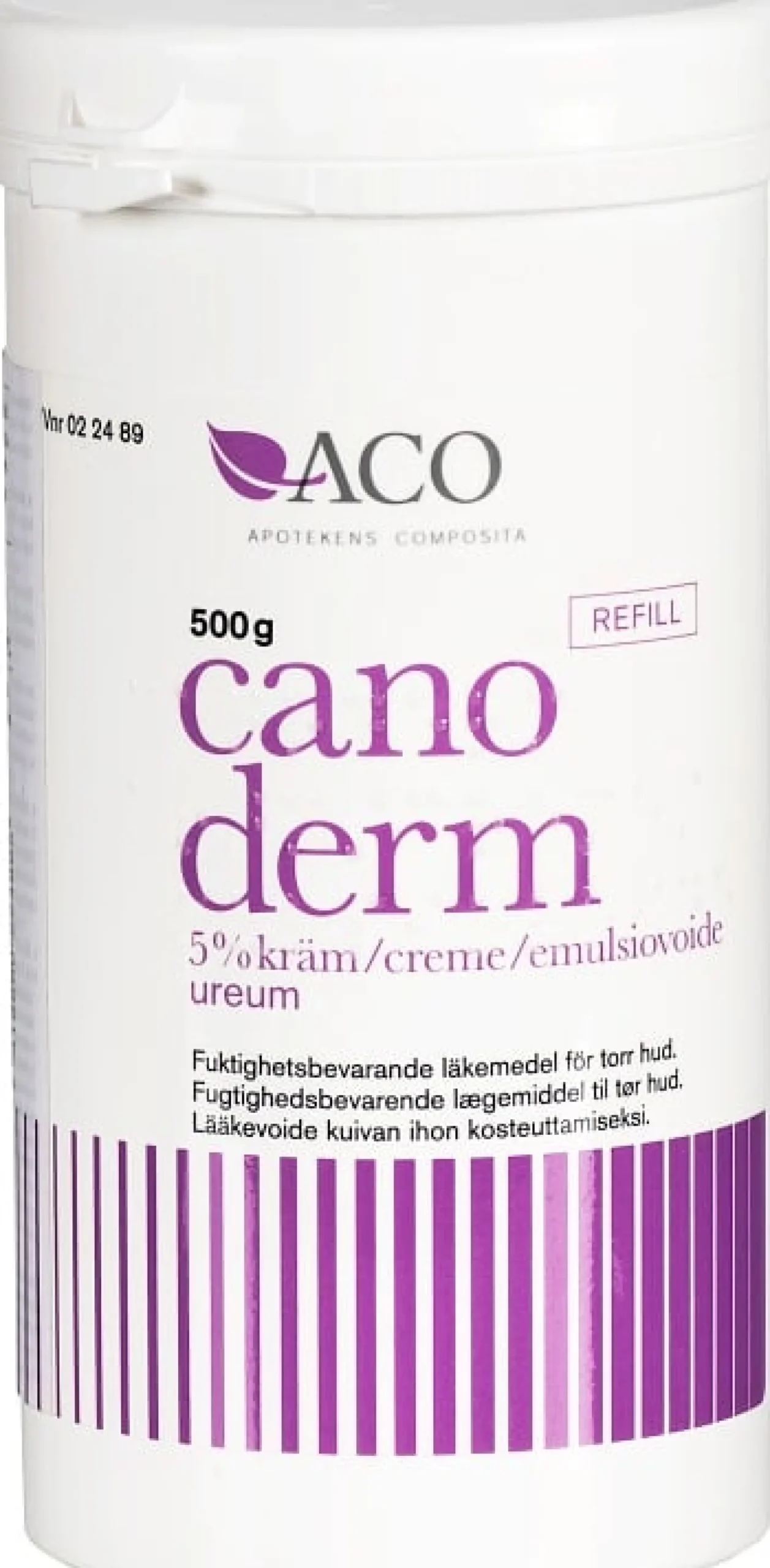 Canoderm Kräm Refill Torr & Atopisk hud 500 g