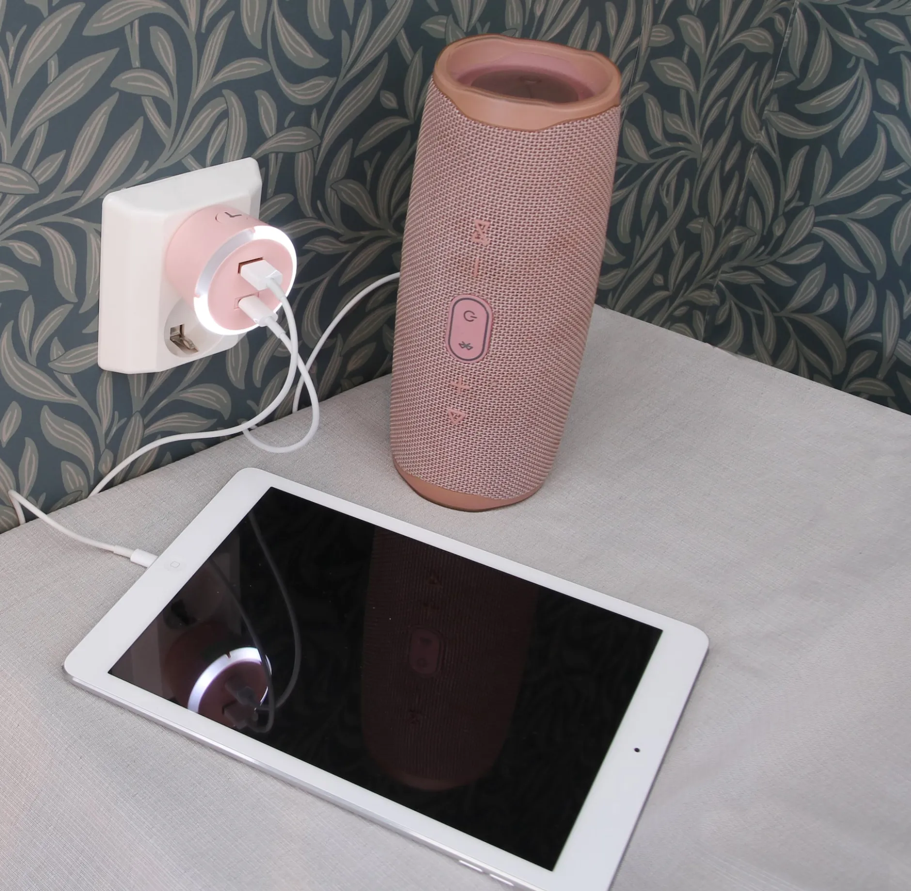 CAPiDi Säkerhetstimer USB A+C Rosa 1 st