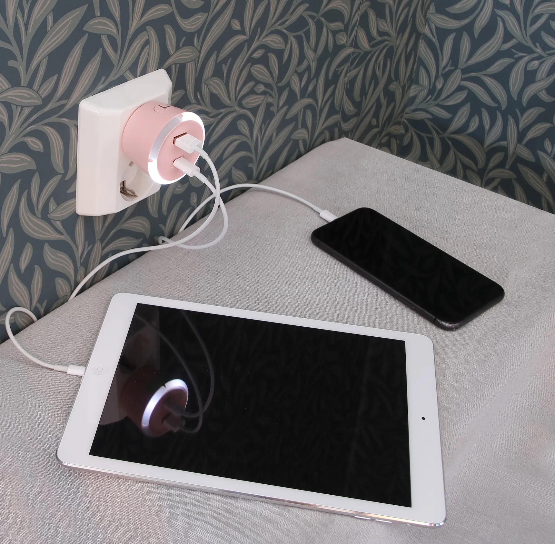 CAPiDi Säkerhetstimer USB A+C Rosa 1 st