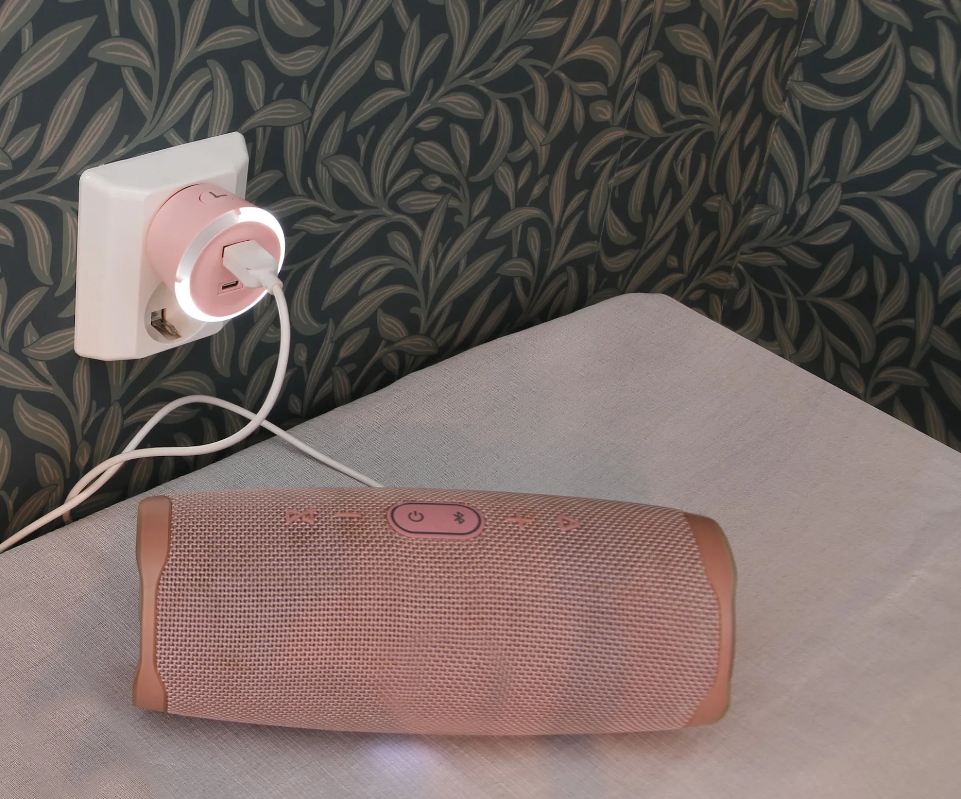 CAPiDi Säkerhetstimer USB A+C Rosa 1 st
