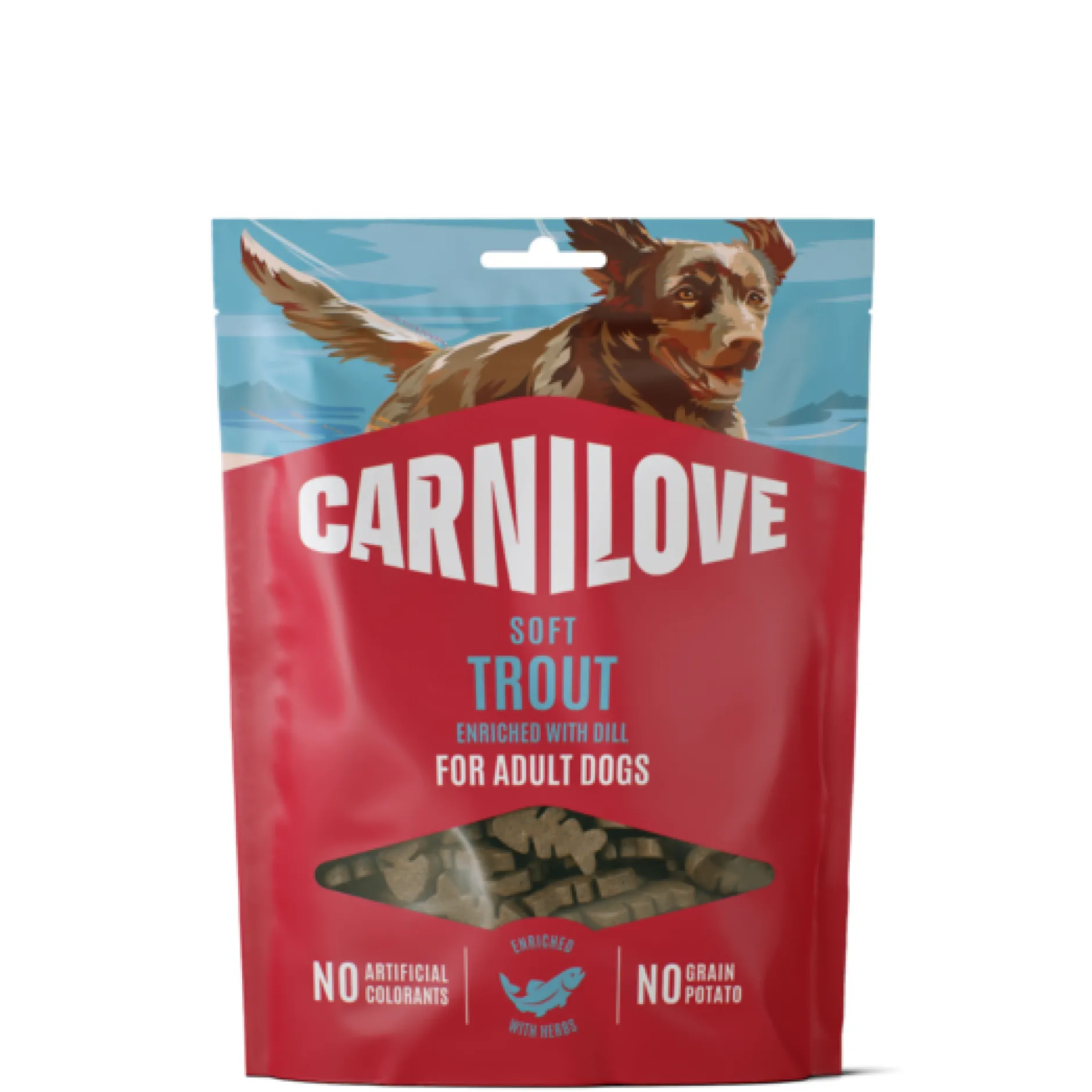 Carnilove Dog Soft Snack Trout enriched with Dill 200 g