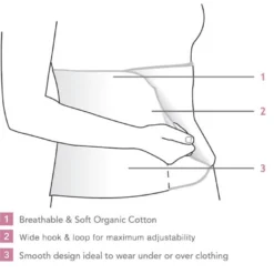Carriwell Belly Binder Natur S/M