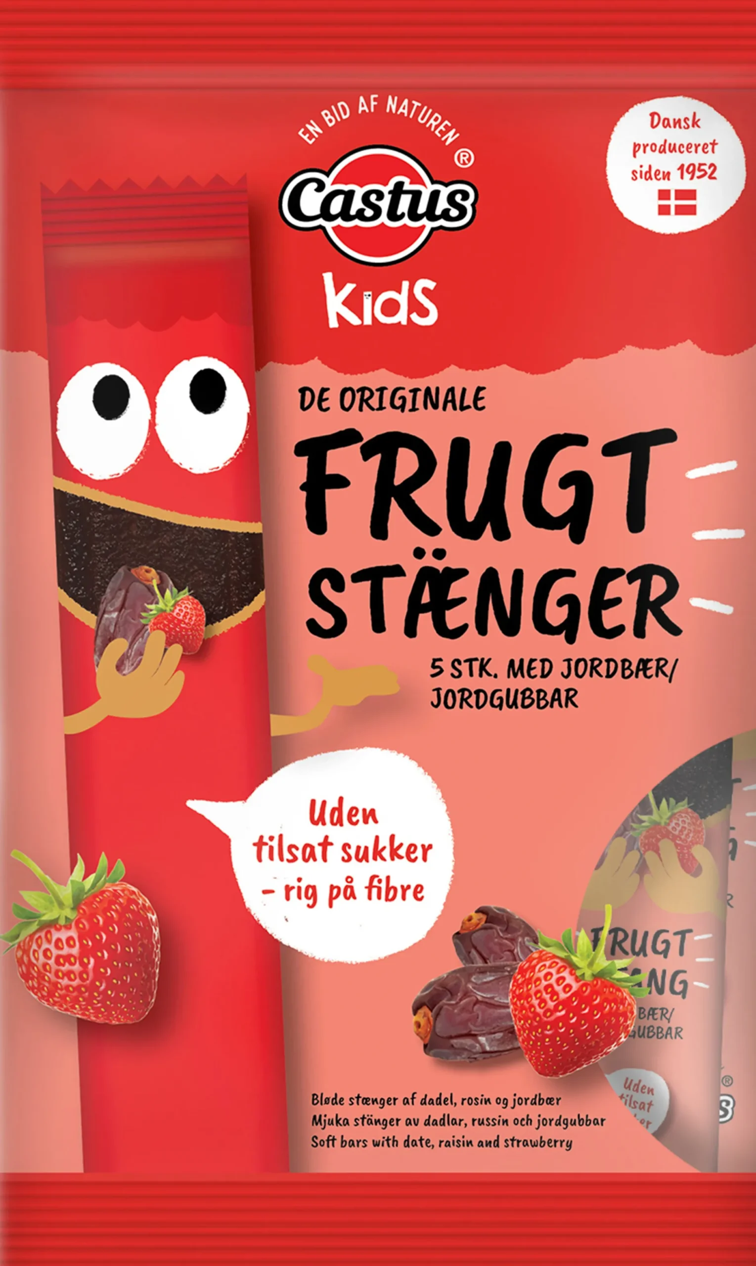 Castus Fruktstång Jordgubb 5x20g