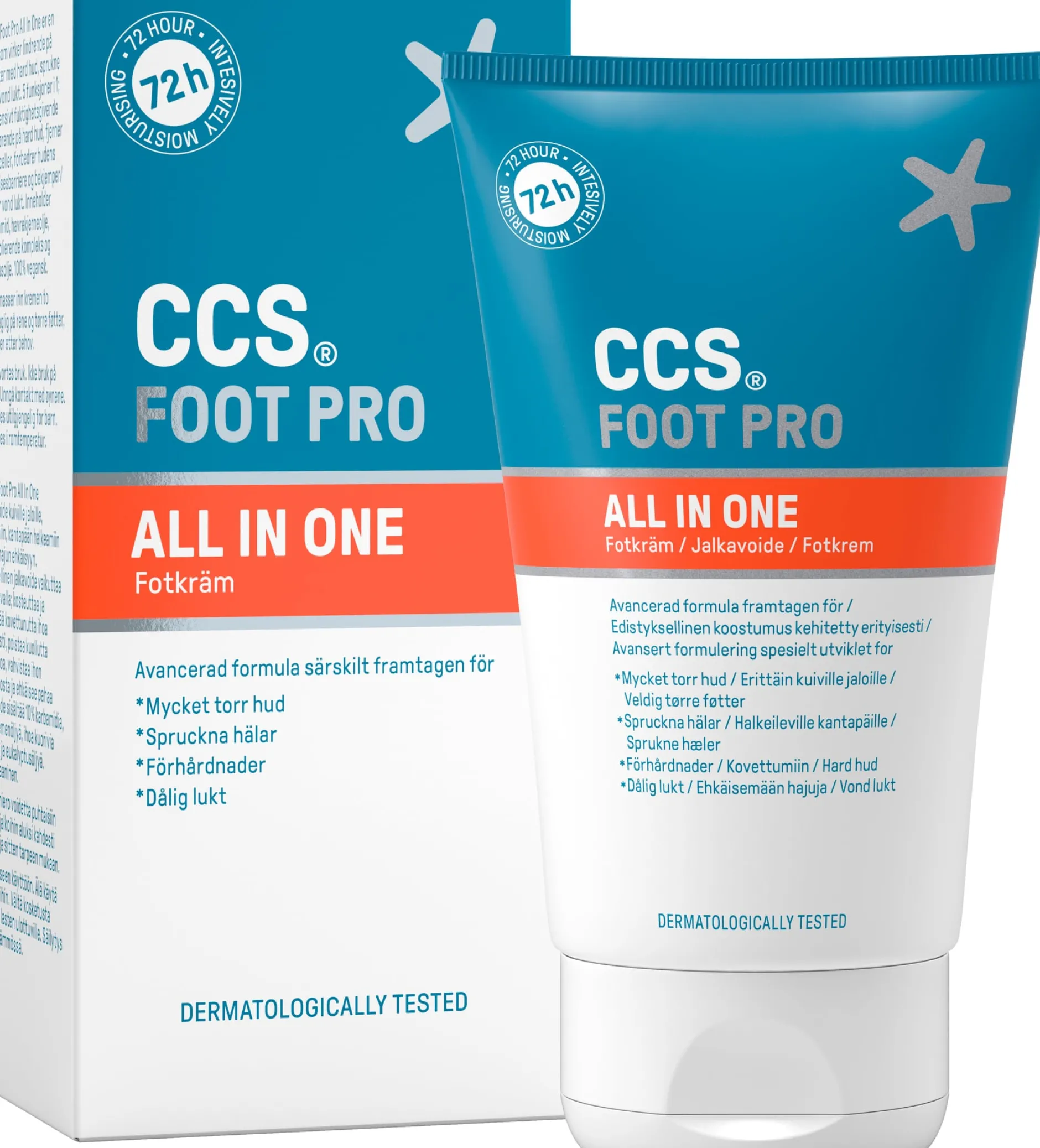 CCS Foot Pro All In One 5-i-1 Fotkräm 100 ml