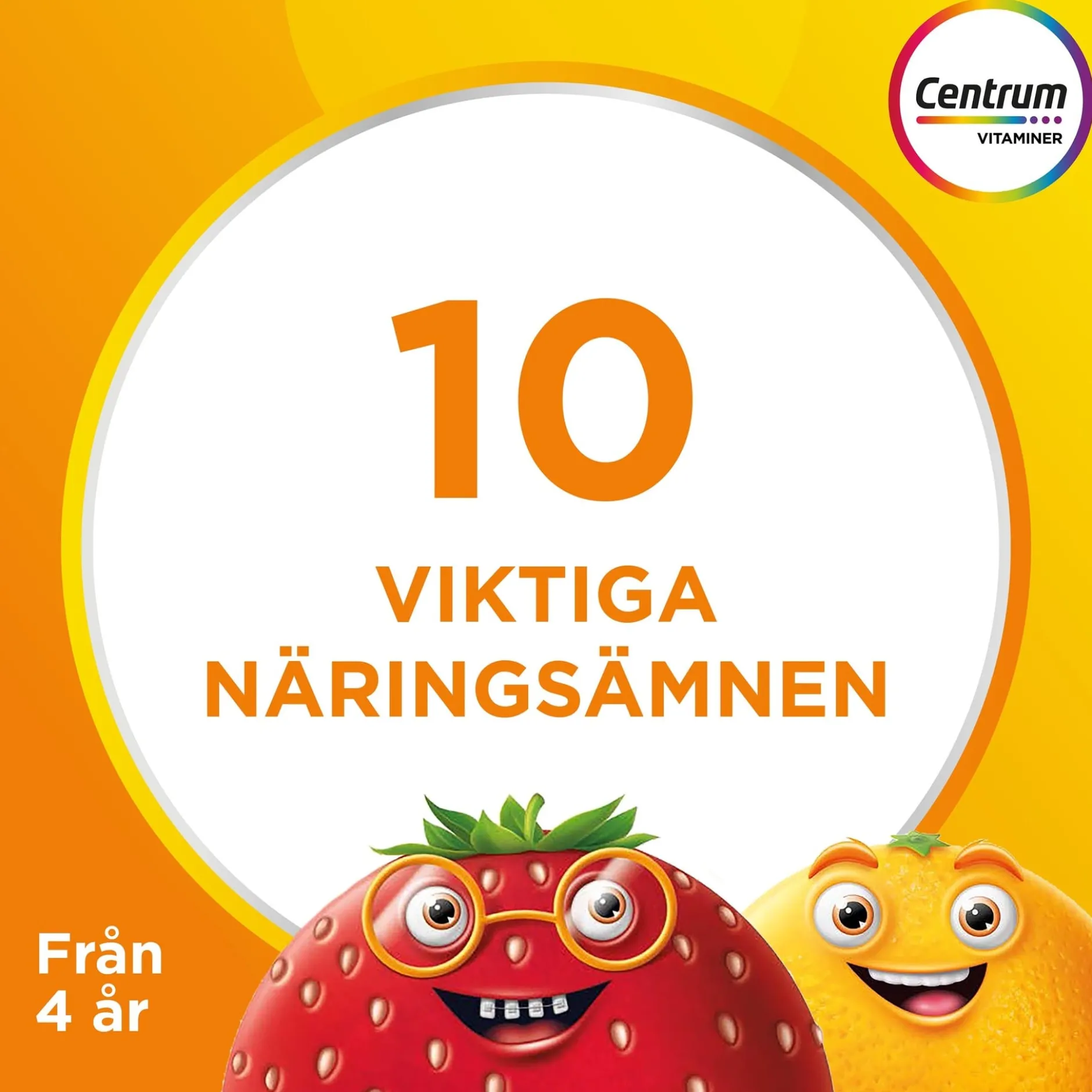 Centrum Barn Multivitamin Gummies Jordgubb & Apelsin 60 gummies