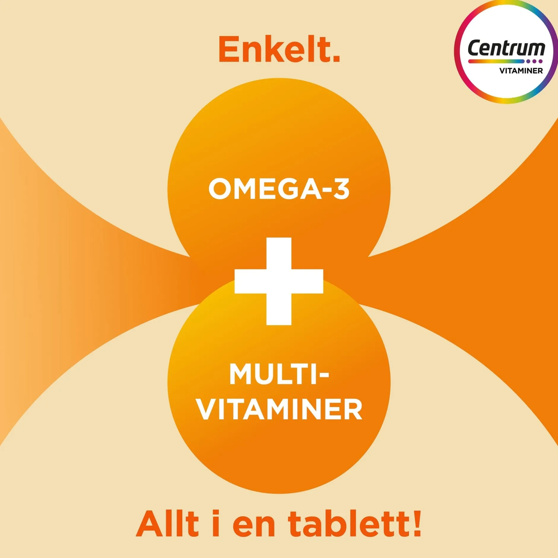 Centrum Omega-3 + Multivitamin 90 kapslar